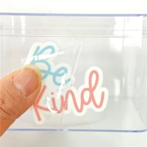 Custom 3D UV DTF Rub-On Transfer Stickers for Glass and Plastic