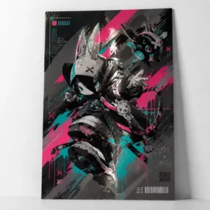 Custom 3D Varnish Raised Spot UV Anime Comic Art Print Poster