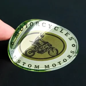 Custom 3D Waterproof Epoxy Dome Sticker Custom Shape Resin Label