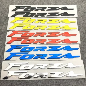 Custom 3D Waterproof Soft PVC Chrome Emblem Badge Stickers for Car and Motorcycle Exterior