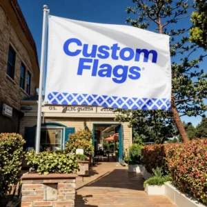 Custom 3×5 Oromo Logo Polyester Double Sided Canvas Header Flag with Digital Printing and Brass Grommets, 90x150cm