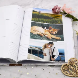 Custom 4×6 300-Photo Travel Memory Book Large Photo Album with Memo Area