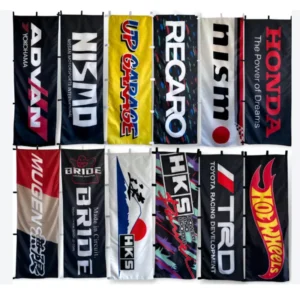 Custom 60*180cm Nobori Japanese Anime Advertising Flag Banner