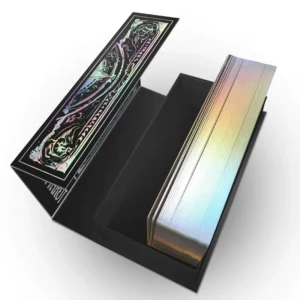 Custom 78 Tarot Cards Printing Oracle Gold Foil Deck Gold Edge Magnetic Box