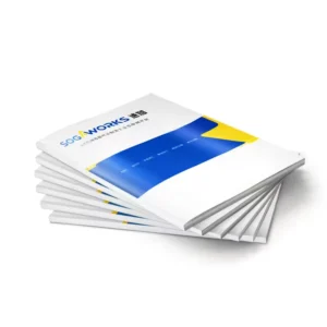 Custom 8.5″ x 11″ / A4 Softcover Full-Color Magazine and Catalog Booklet, Perfect Binding, Offset Paper