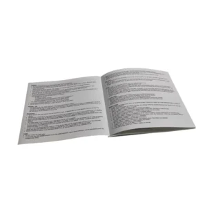 Custom 80g Writing Paper Flyer Brochure Instruction Manual Printing for Business