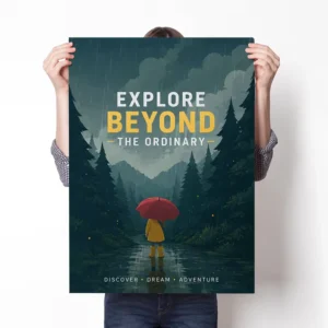Custom A0 A1 A2 A3 A4 A5 Paper Poster Printing for Living Room Decor