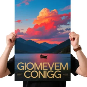 Custom A0 A1 A2 A3 A4 RGB Colorful Paper Poster Printing for Movie, Music, Business, Film, and Product Promotion