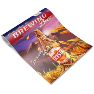 Custom A0 A2 Size Waterproof Digital Wall Poster Printing Big Size Blacklight Advertising Promotion