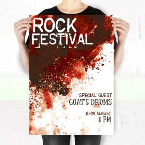 Custom A0-A5 Paper Poster Personalized Living Room Decor and Flyer Printing Service
