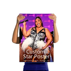 Custom A3 A4 A5 3D Digital Poster Printing on Coated Offset and Art Paper with Film Lamination for Wall