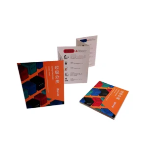 Custom A3 A4 A5 Offset Printed Color Folded Flyer Booklet Brochure Leaflet