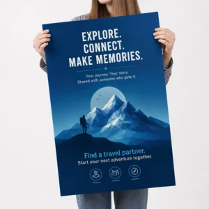 Custom A3 Poster Printing Laminating Service Advertising Wall Posters