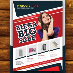 Custom A4 157gsm Coated Paper Flyer Poster Leaflet Brochure and Restaurant Menu Offset Printing
