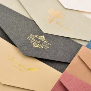 Custom A4/A3 Brown Kraft Paper Folding Envelopes for Invitations, Postcards, and Gifts