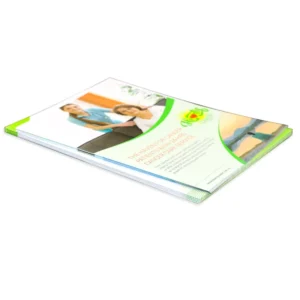 Custom A4/A3 Business Flyer and Full Color Product Brochure Printing, FSC Certified, Low MOQ, Factory Direct