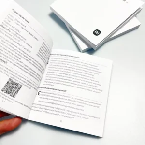 Custom A4 A5 A6 Booklet Printing Smartwatch User Guide Brochure Booklet Instruction Manual Paper Brochure