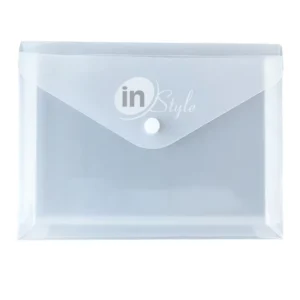 Custom A4 A5 A6 Frosted PP File Folder Storage Envelope with Button