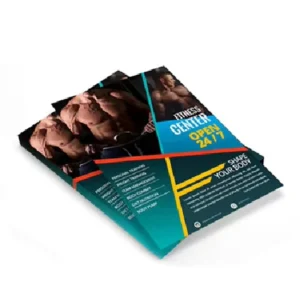 Custom A4/A5/A6 Glossy Paper Restaurant Menu Flyers and Leaflet Printing