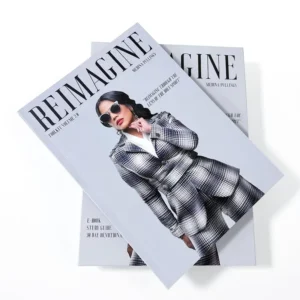 Custom A4 A5 A6 Logo Offset Clothing Catalogue Magazine Booklet Printing with Rigid Boxes