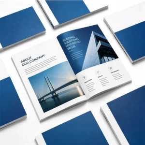 Custom A4 A5 Book Catalog Printing Magazine Brochure Booklet Supplier