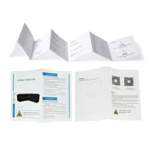 Custom A4/A5 Folding Color User Manual and Instruction Catalogue Booklet Printing
