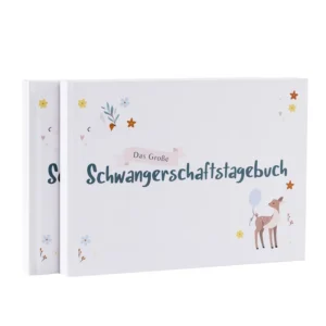 Custom A4 A5 Hardcover Pregnancy Diary Journal with CMYK 4 Color Offset Printing Parenting Book Decoration Notebooks Baby Books