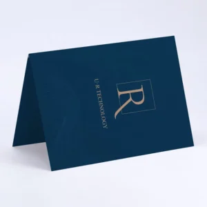 Custom A4 A5 Paper Two-Pocket Presentation Folder
