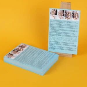 Custom A4 A5 personal flyer advertising leaflets printing service using cardboard kraft paper offset paper