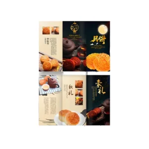 Custom A4 Colorful Business Folded Flyers, 157gsm Art Paper Printing