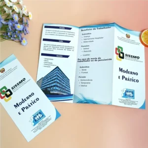 Custom A4 Double-Sided Folding Booklet Printing Waterproof Poster Flyer User Manual Brochure Printing