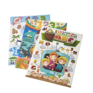 Custom A4 Educational Books Kids Books Activity Educational Coloring Book With Water Pen and Crayon