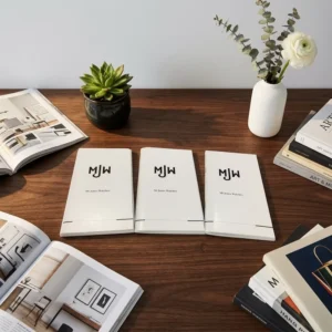 Custom A4 Embossed Paper Real Estate Presentation Files, School Book, Magazine, Brochure, and Catalog Printing