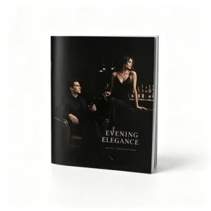 Custom A4 Fashion Magazine Booklet Offset Printing Art Paper Saddle Stitch Brochure
