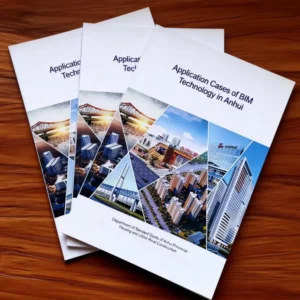 Custom A4 Manual Book Catalog Brochure Full Color Product Service Magazine Business Pamphlet Brochure Printing Perfect Cardboard