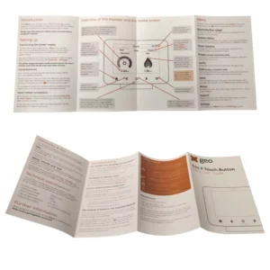 Custom A4 and A5 Offset-Printed Tri-Fold Brochures, Leaflets and Posters on Coated Paper