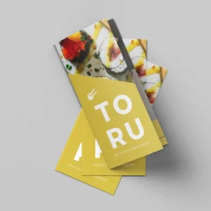 Custom A4 and A5 Paper Restaurant Menus, Folded Leaflets, Flyers, and Booklets, Print Service