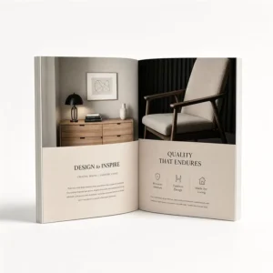 Custom A5 A4 Catalog Booklet Printing Product Company Brochure Supplier