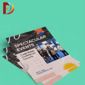Custom A5 Art Paper Offset Printed Book Brochure Pamphlet Business Fashion Leaflet Flyer Poster