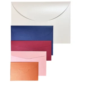 Custom A5 Kraft Paper Gift Card Envelopes Wallet Cardboard for Mailing Jewelry Wedding Gifts and Receipts