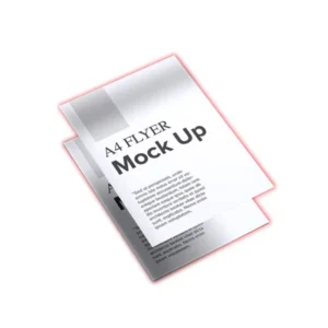 Custom A5 Size Reusable Flyers Offset Printed Paper Cardboard Logo Poster Carton