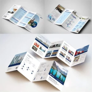 Custom A5 Trifold Bifold Brochure Printing