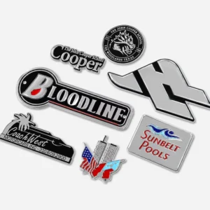 Custom ABS Plastic or Zinc Alloy Car Logo Emblem Badge, UV Resistant