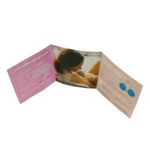Custom Accordion-Fold Brochure Booklet, A4/A5/A6, Colorful Glossy UV Printing