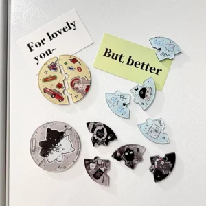 Custom Acrylic Jigsaw Soft Magnetic Fridge Magnet Photo Decorative Paste Fashionable & Good looking Home Decor