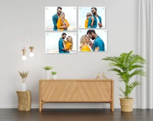 Custom Acrylic Printed Wall-Mount Sign Personalized Image Text Color Size with Standoff Hardware