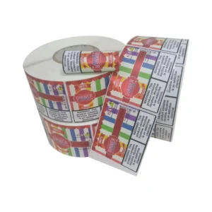 Custom Adhesive Beverage Labels for Plastic Bottles