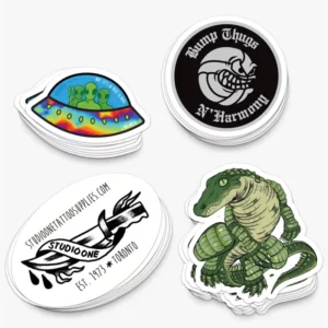 Custom Adhesive Die-Cut Vinyl Logo Stickers