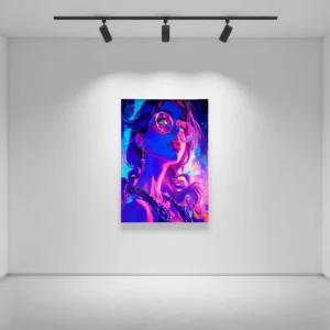 Custom Adhesive Recycled Digital Poster with Offset Printing on Ecofriendly Coated Paper Board Custom Color Shape