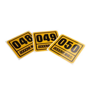 Custom Adhesive Vinyl Car Number Anti-Radar Sticker